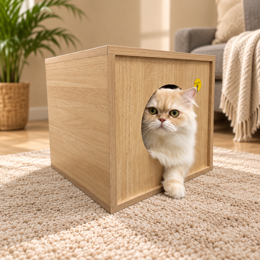 The Nook | Cozy Wooden Cat House