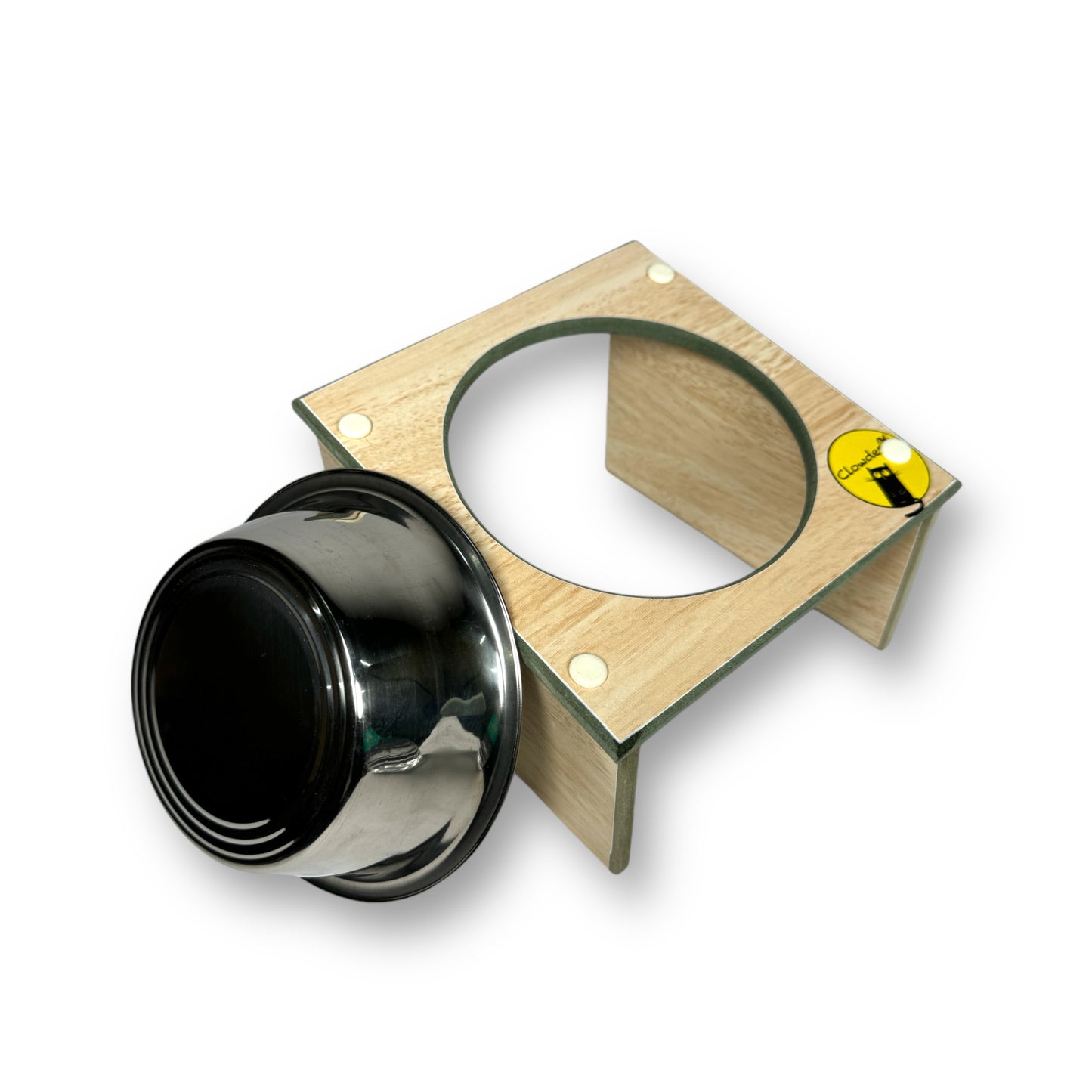 Basic Pet Feeding Bowl Stand - Single Bowl, 500ml