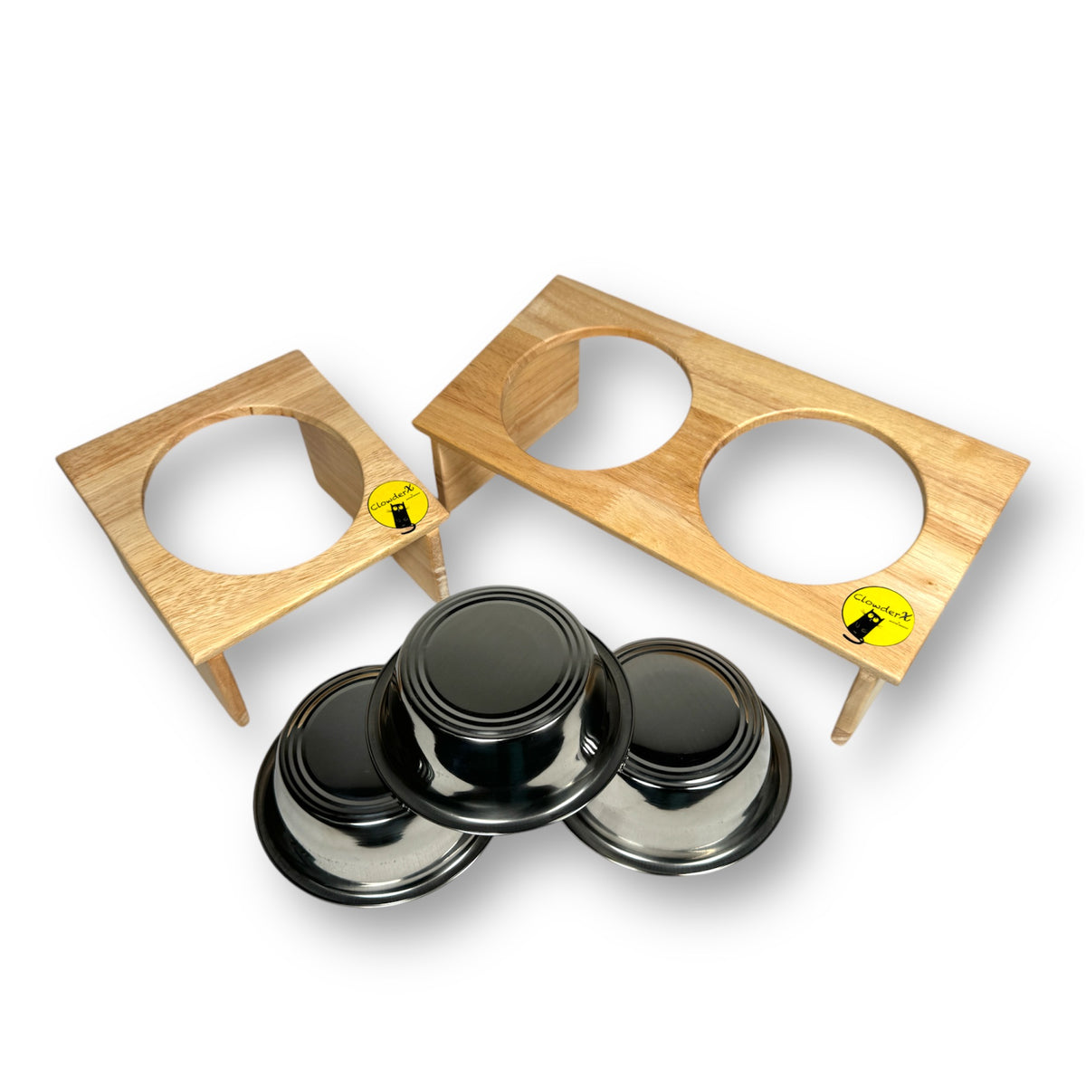 The Pair | Single & Double Bowl Stand Set