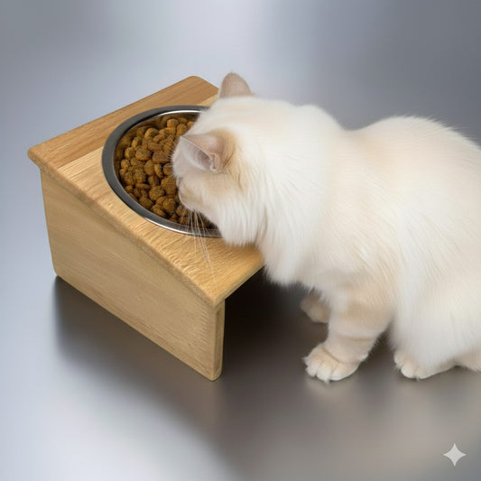 Premium Feeding Bowl Stand - Single 400 Ml