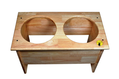 The Grande | Double Elevated Bowl Stand
